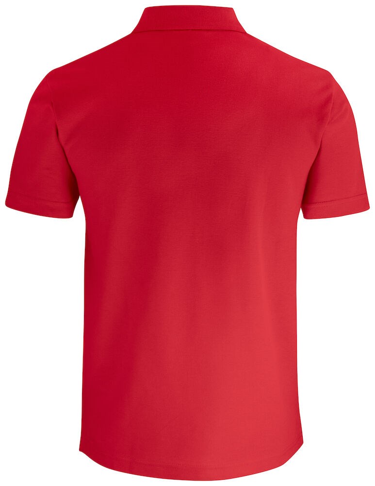 Clique - Basic Polo Pocket Rood 3XL