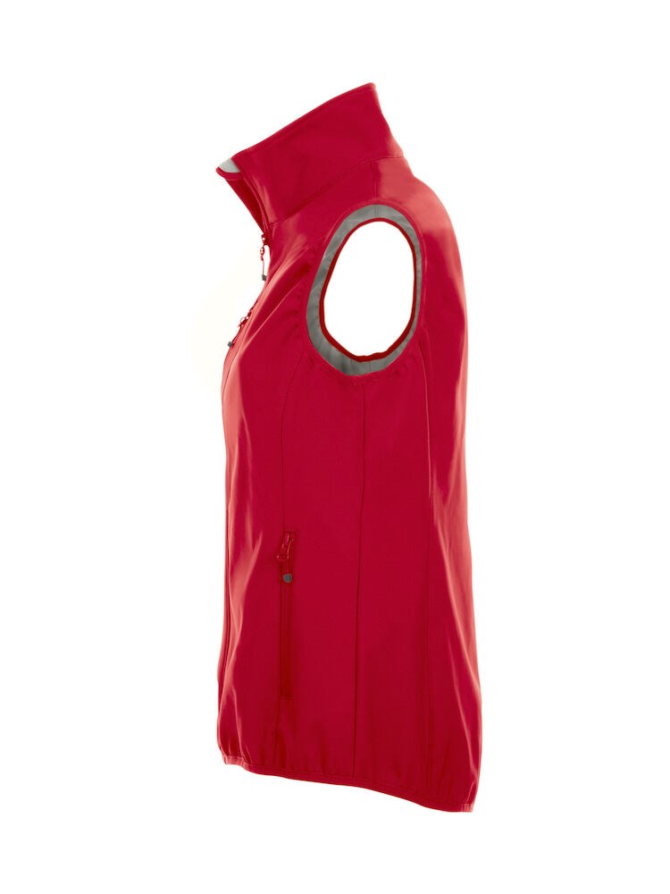 Clique - Basic Softshell Vest Ladies Rood XS