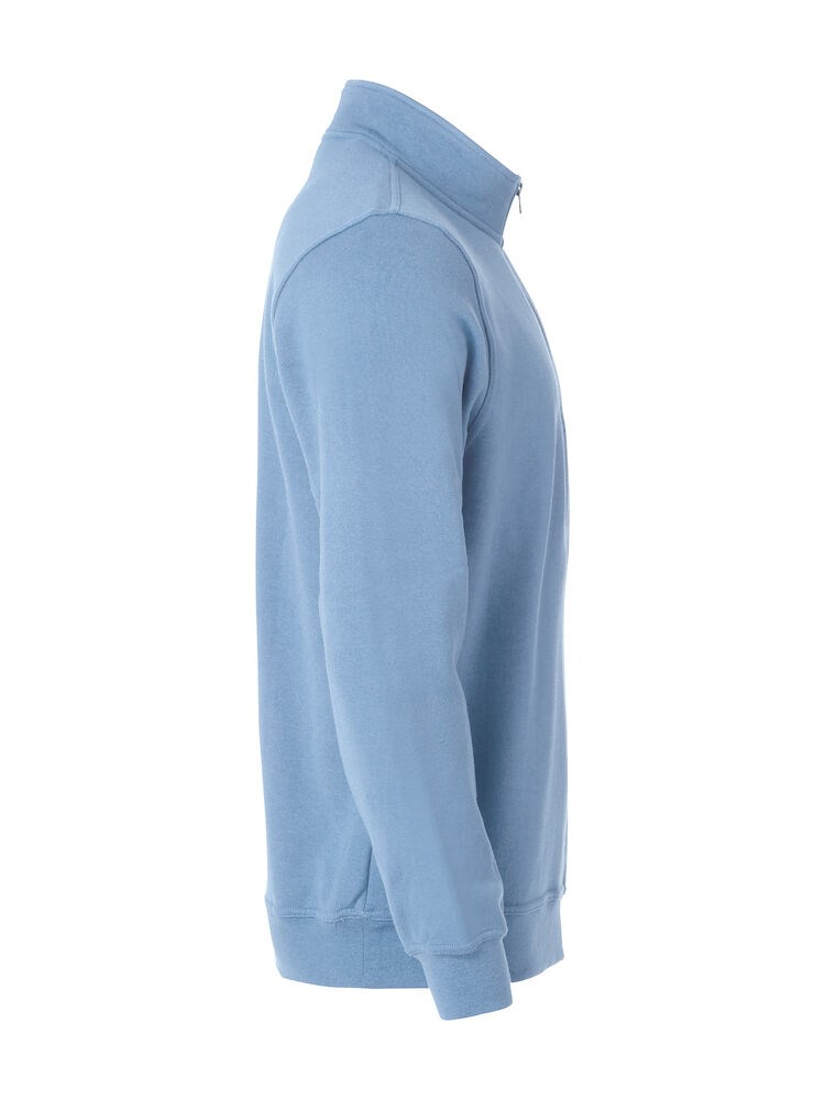 Clique - Basic Half Zip Licht-blauw XXL