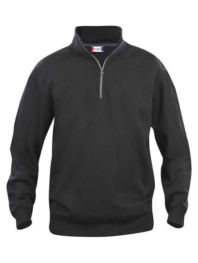 Clique - Basic Half Zip Zwart M