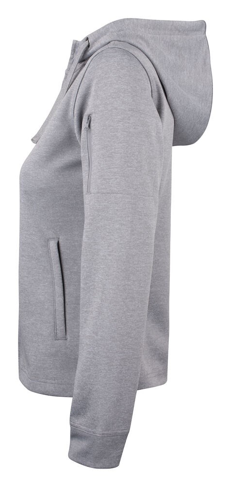 Clique - Basic Active Hoody Full Zip Women Grijs-melange S