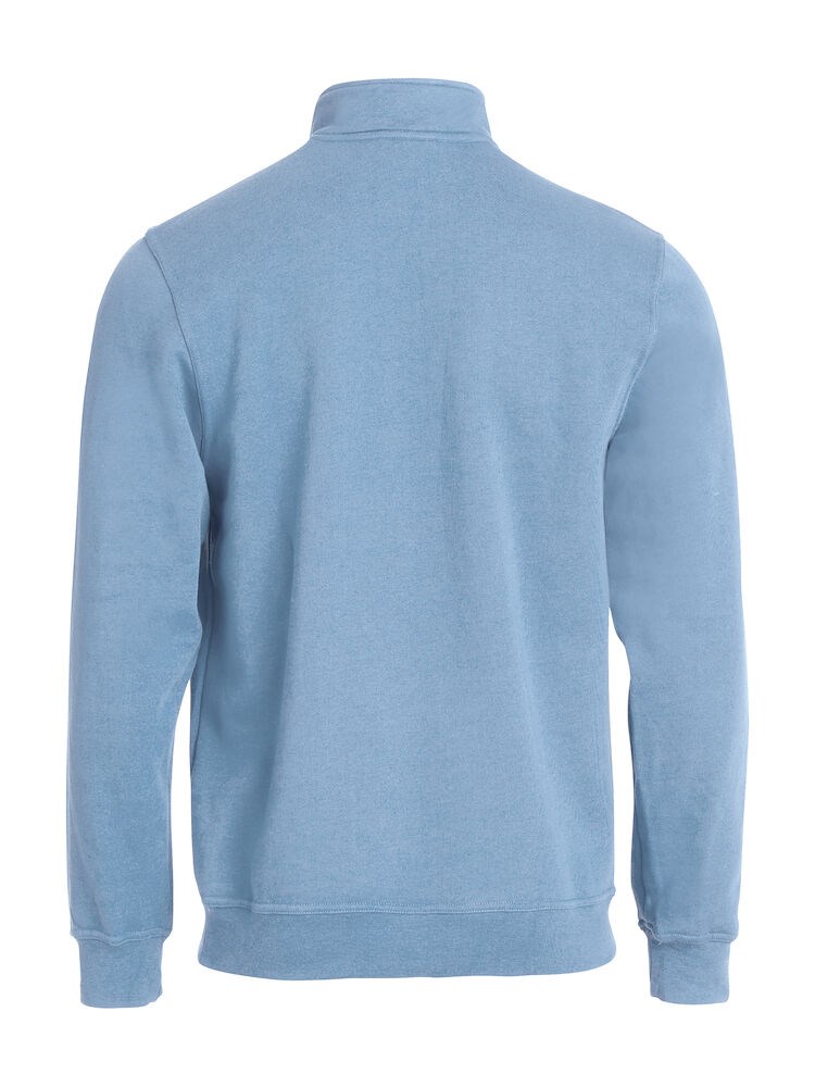 Clique - Basic Half Zip Licht-blauw XXL