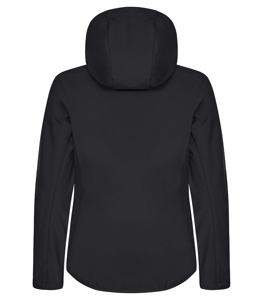 Clique - Classic Softshell Hoody Women Zwart 36/S