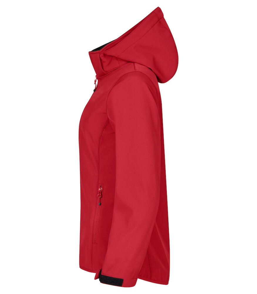 Clique - Classic Softshell Hoody Women Rood 40/L