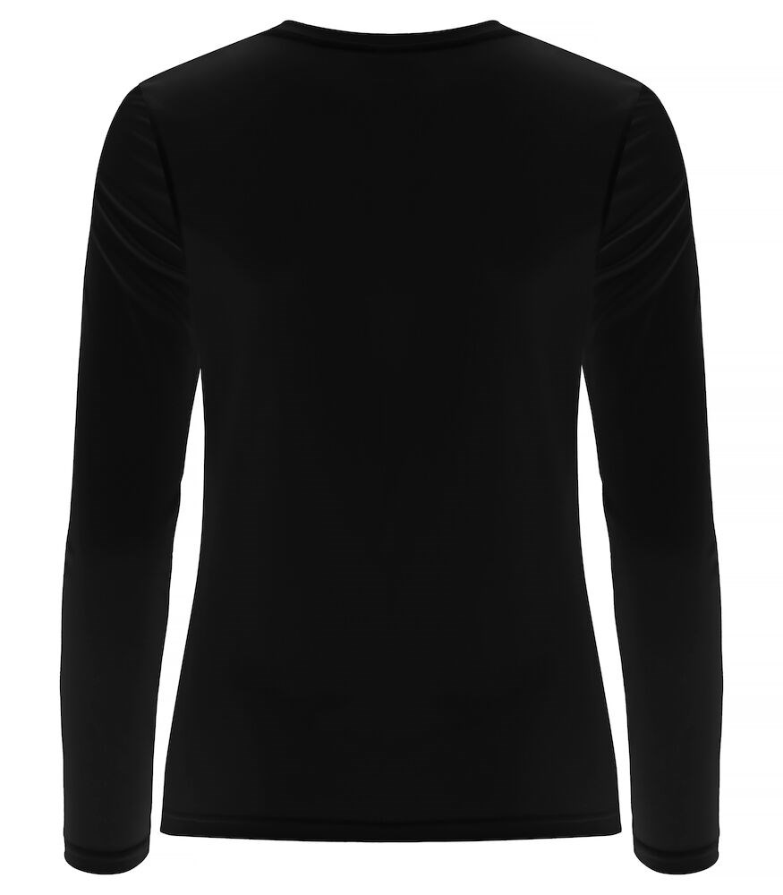 Clique - Basic Active-T L/S Women Zwart 40/L