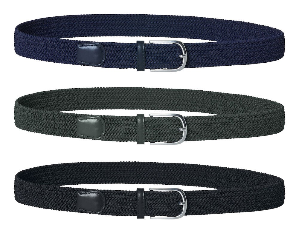 Clique - Elastic Belt Zwart 120cm