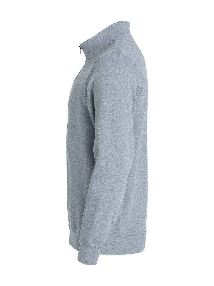 Clique - Basic Half Zip Grijs-melange M