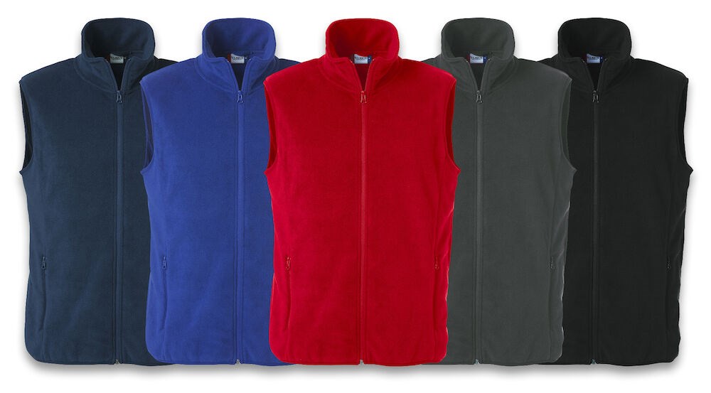 Clique - Basic Polar Fleece Vest Zwart XS