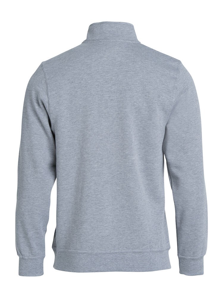 Clique - Basic Half Zip Grijs-melange M