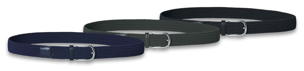 Clique - Elastic Belt Zwart 120cm