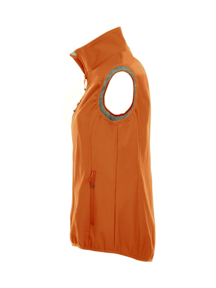 Clique - Basic Softshell Vest Ladies Diep-oranje M