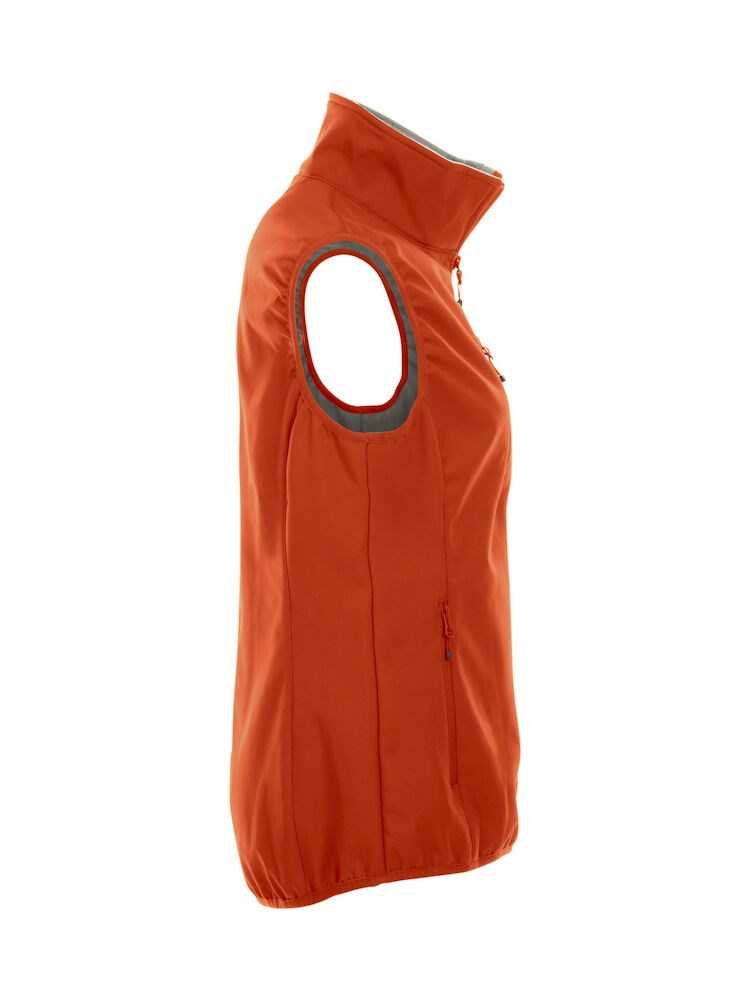 Clique - Basic Softshell Vest Ladies Diep-oranje M