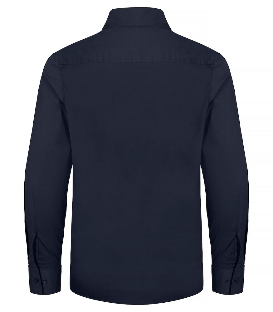 Clique - Stretch Shirt L/S Dark Navy XXL