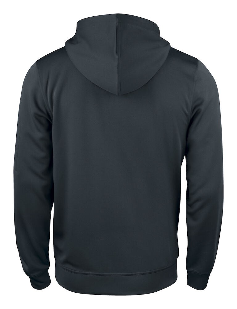 Clique - Basic Active Hoody Full Zip Zwart 3XL