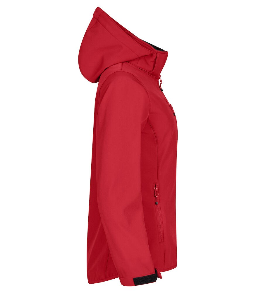 Clique - Classic Softshell Hoody Women Rood 40/L