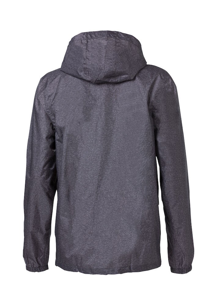 Clique - Basic Rain Jacket Antraciet Melange M/L