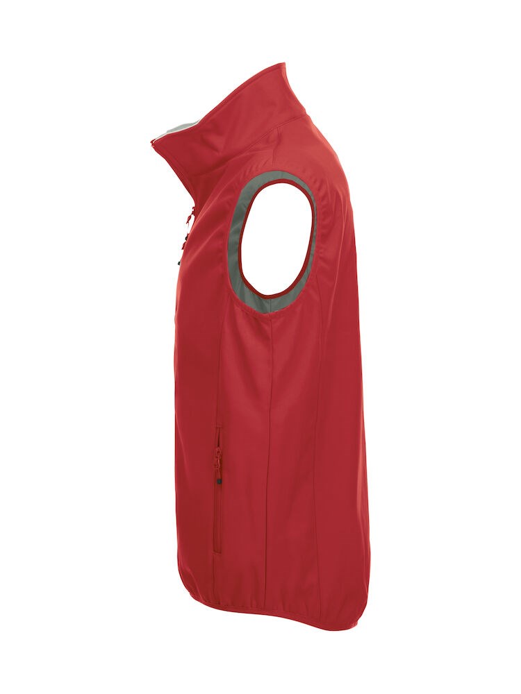 Clique - Basic Softshell Vest Rood 3XL