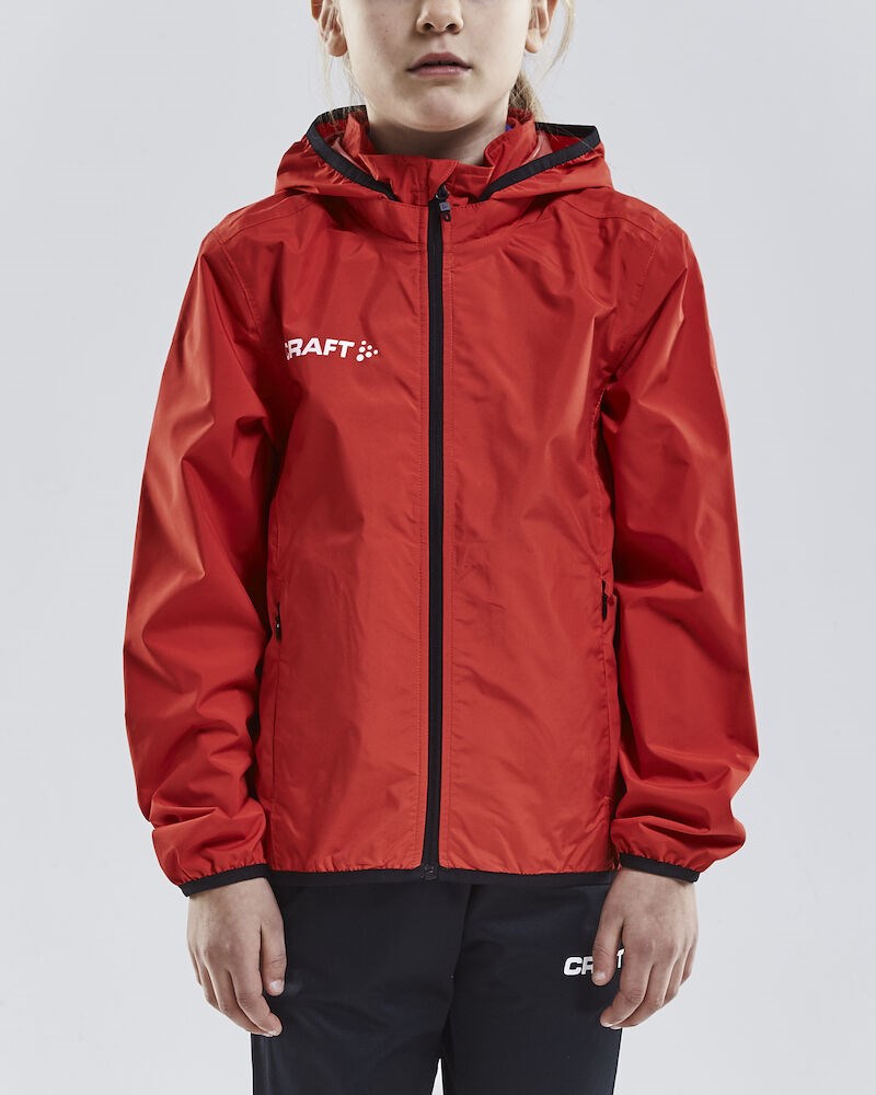 Craft - Jacket Rain JR Bright Red 122/128