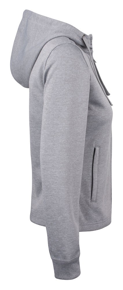 Clique - Basic Active Hoody Full Zip Women Grijs-melange S