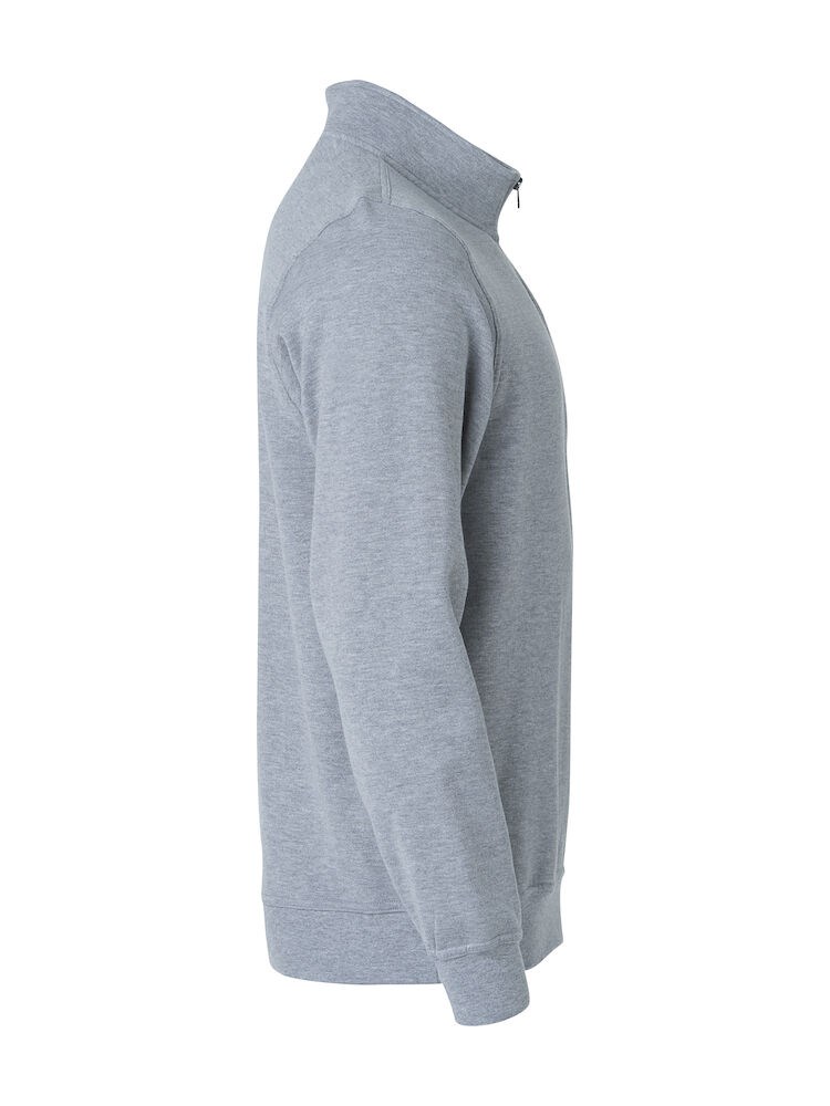 Clique - Basic Half Zip Grijs-melange M