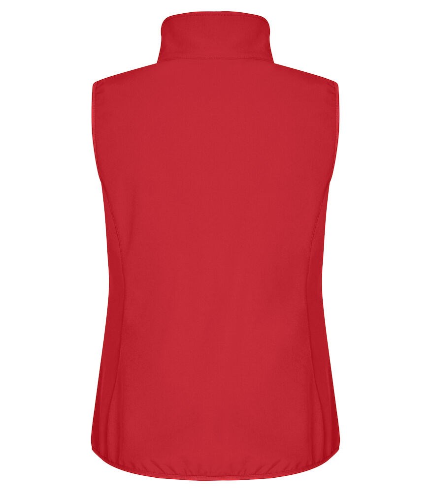 Clique - Classic Softshell Vest Women Rood 34/XS