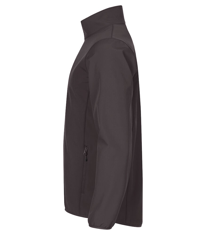 Clique - Classic Softshell Jacket Donkergrijs XXL